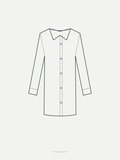 Technical sketch of the Washington Silk Shirt
